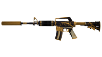 M4A1-S | Golden Coil (Minimal Wear)